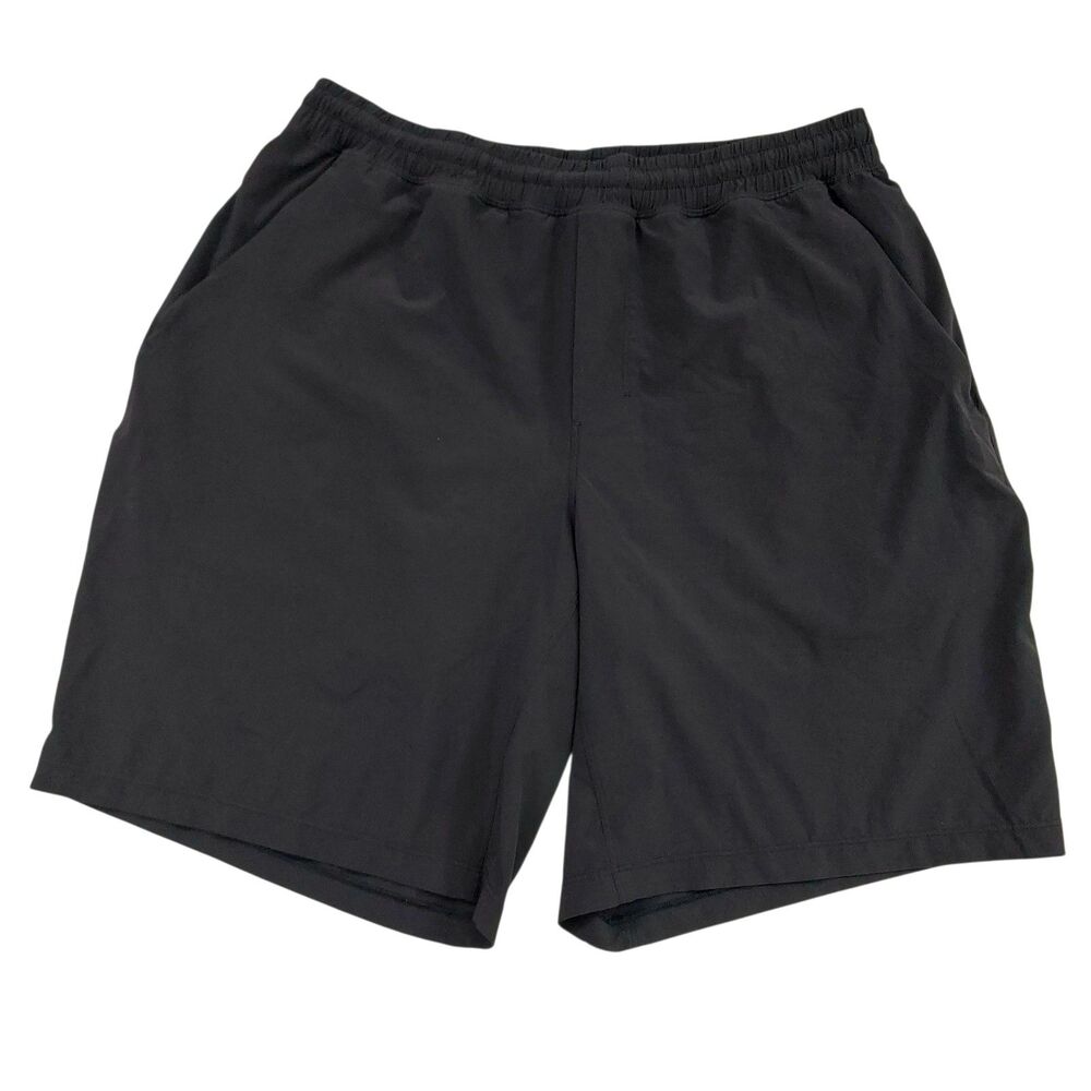 Lululemon Pace Breaker Lined Shorts Mens Large Black Athletic Workout Training